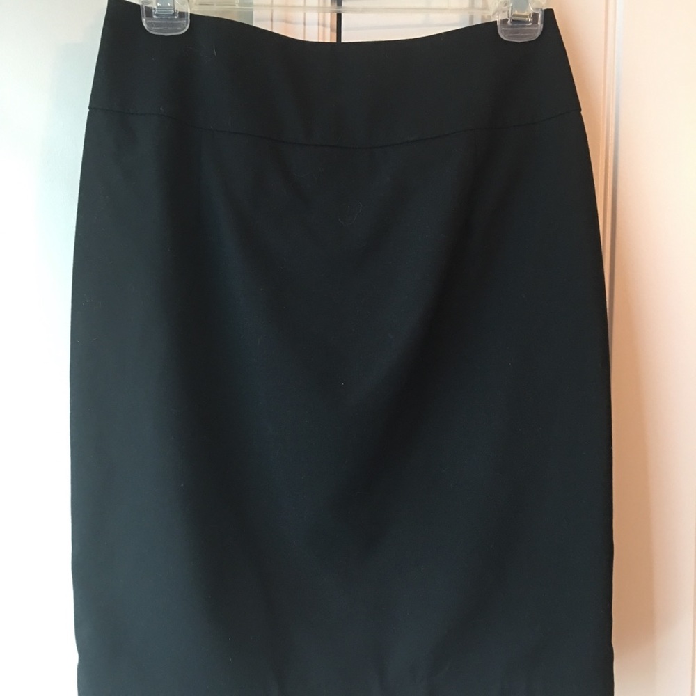 Black pencil skirt